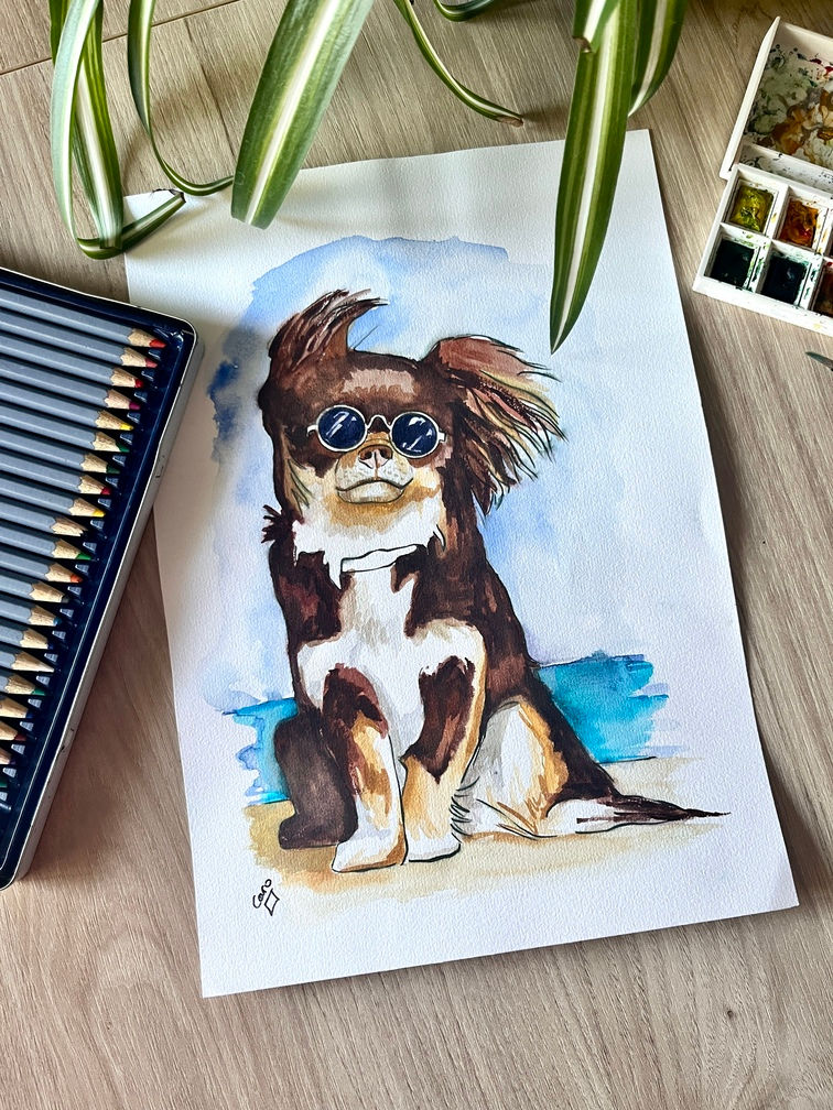 chihuahua à la mer