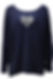 sequin heart jumper navy
