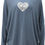 Thumbnail: Made in Italy Sequin heart jumper Light Grey