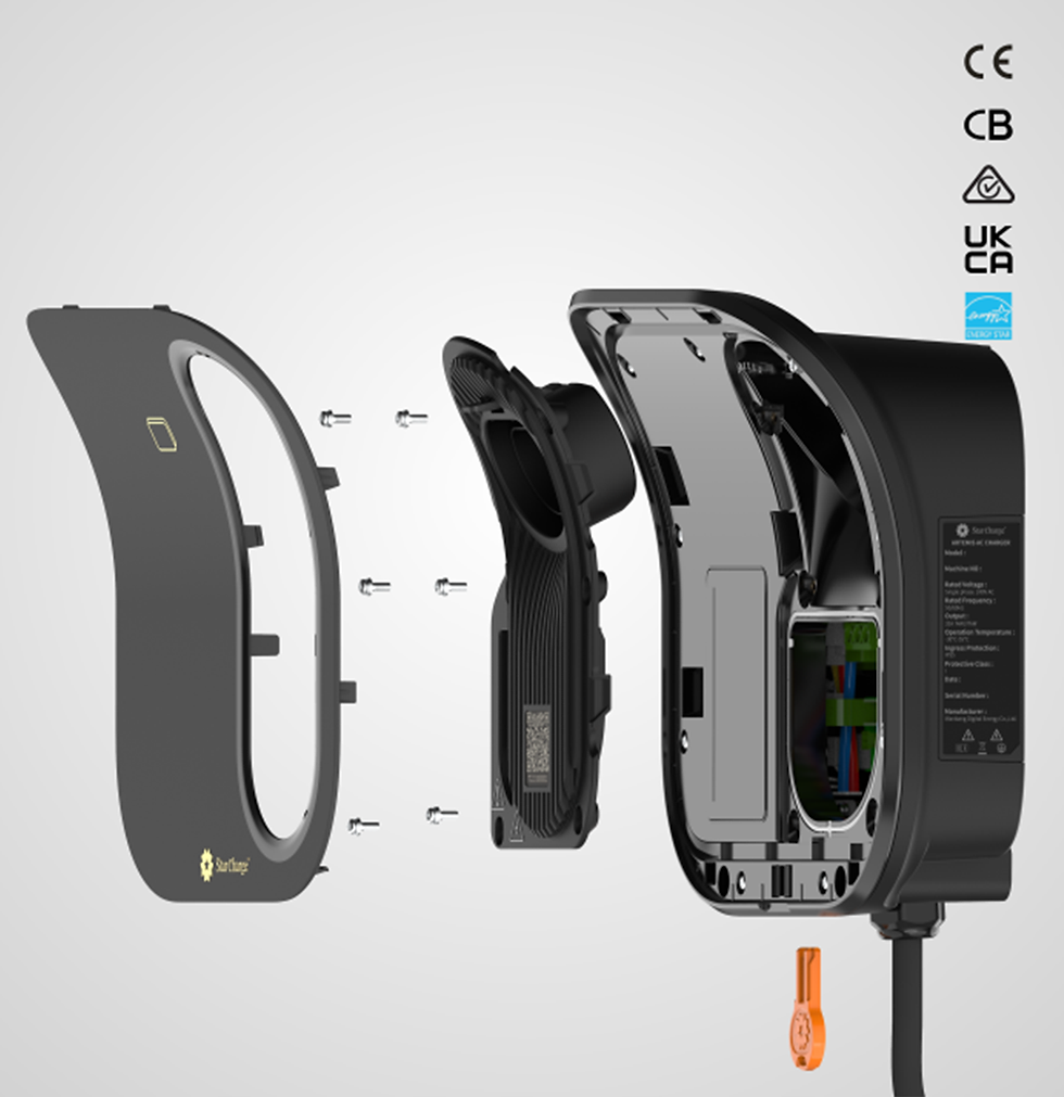 Thumbnail: Artemi AC charger for home and office structure