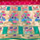 Thumbnail: Detailed image of pallu of paithani saree in floral vine pattern