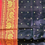Thumbnail: Body and border of black katan benarasi silk saree golden butta
