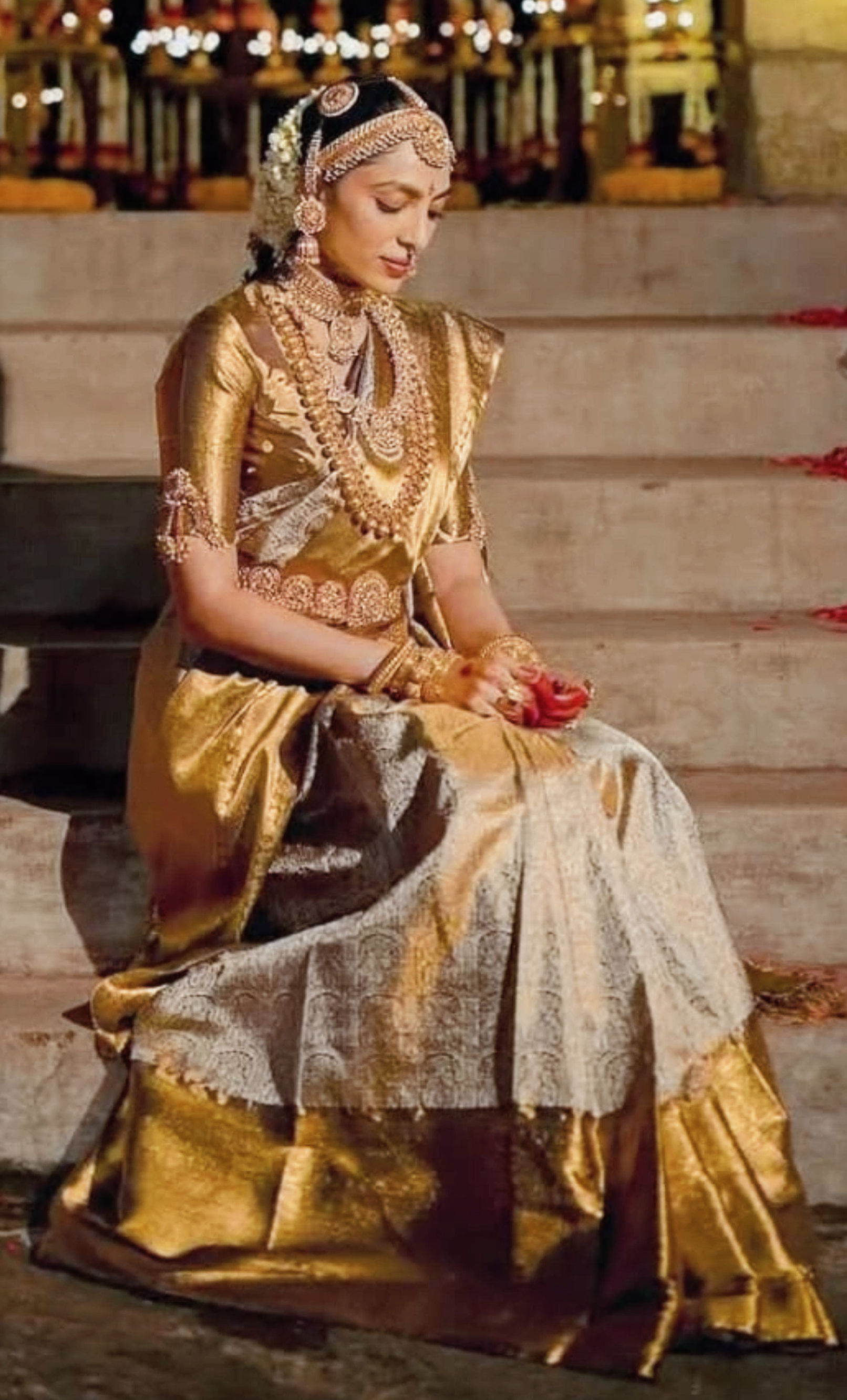 Shobhita Semi Silk Kanjeevaram Inspired Saree