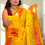 Thumbnail: Yellow Saw Teeth Korat Dhakai Jamdani Saree