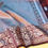 Thumbnail: Silver border design near pallu brown benarasi litchi silk saree