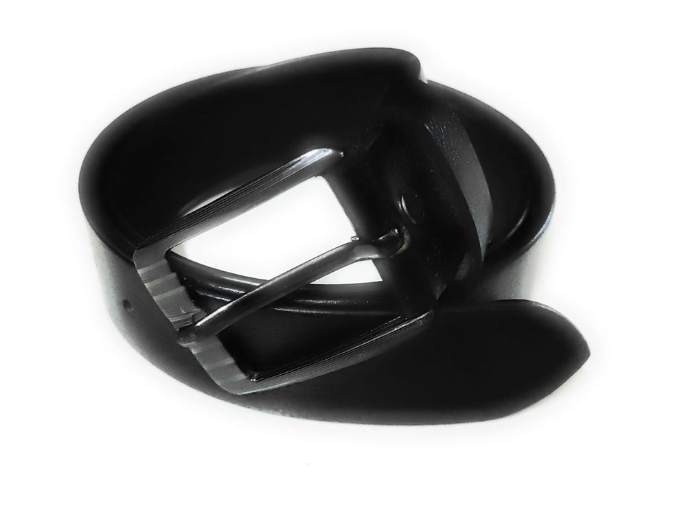 Leather belt for men