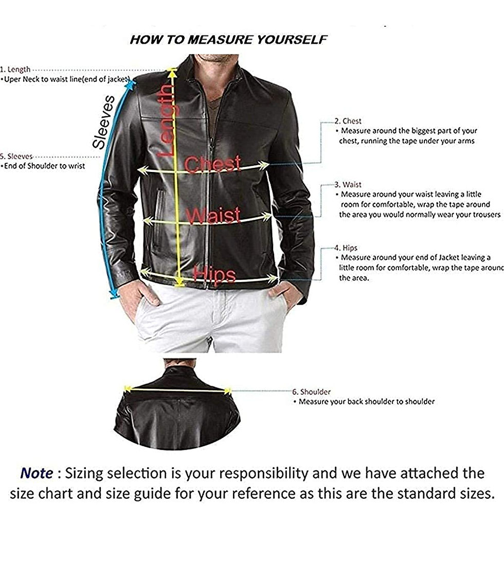 Thumbnail: leather jacket for men custom made 