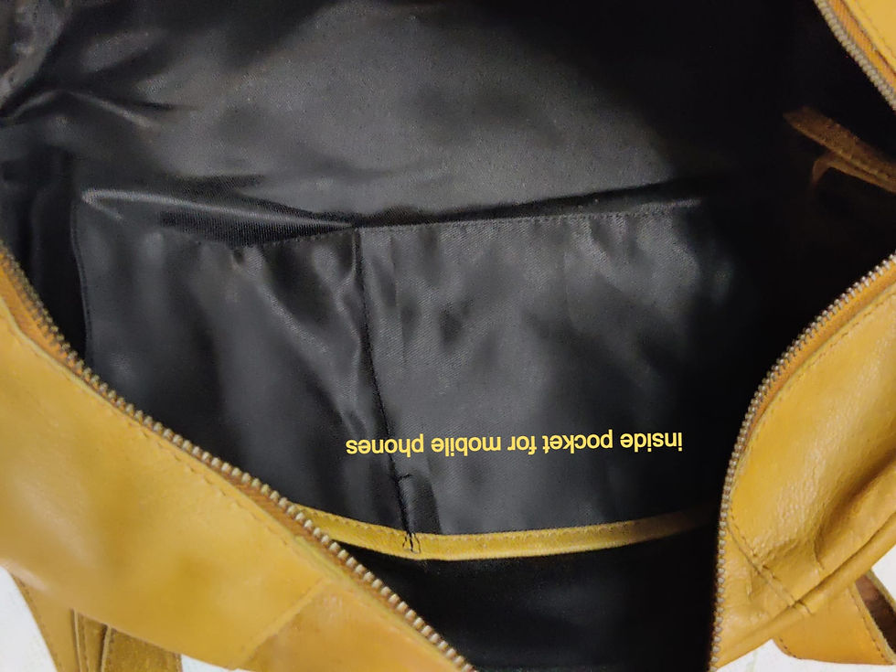 Thumbnail: travel bag in leather