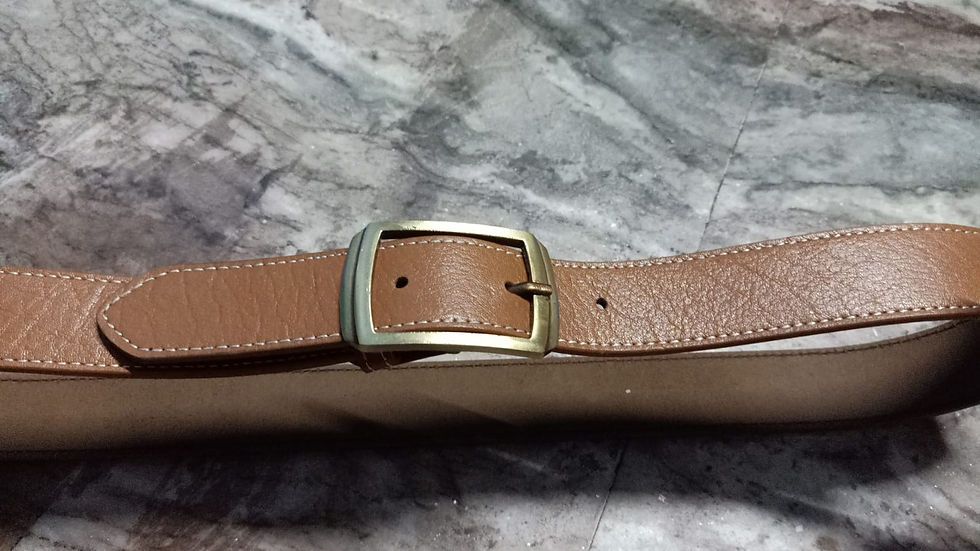 Μικρογραφία: belt with brass buckle custom made
