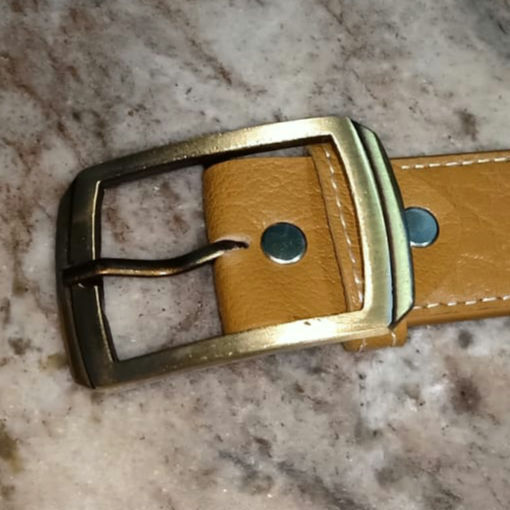 Μικρογραφία: belt with brass buckle custom made