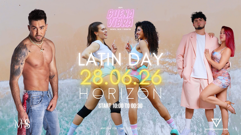 HORIZON LATIN DAY 2026: musica, mare e ballo a Milazzo con vista Eolie