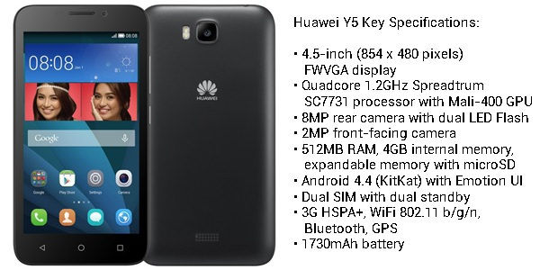 Thumbnail: huawei y5