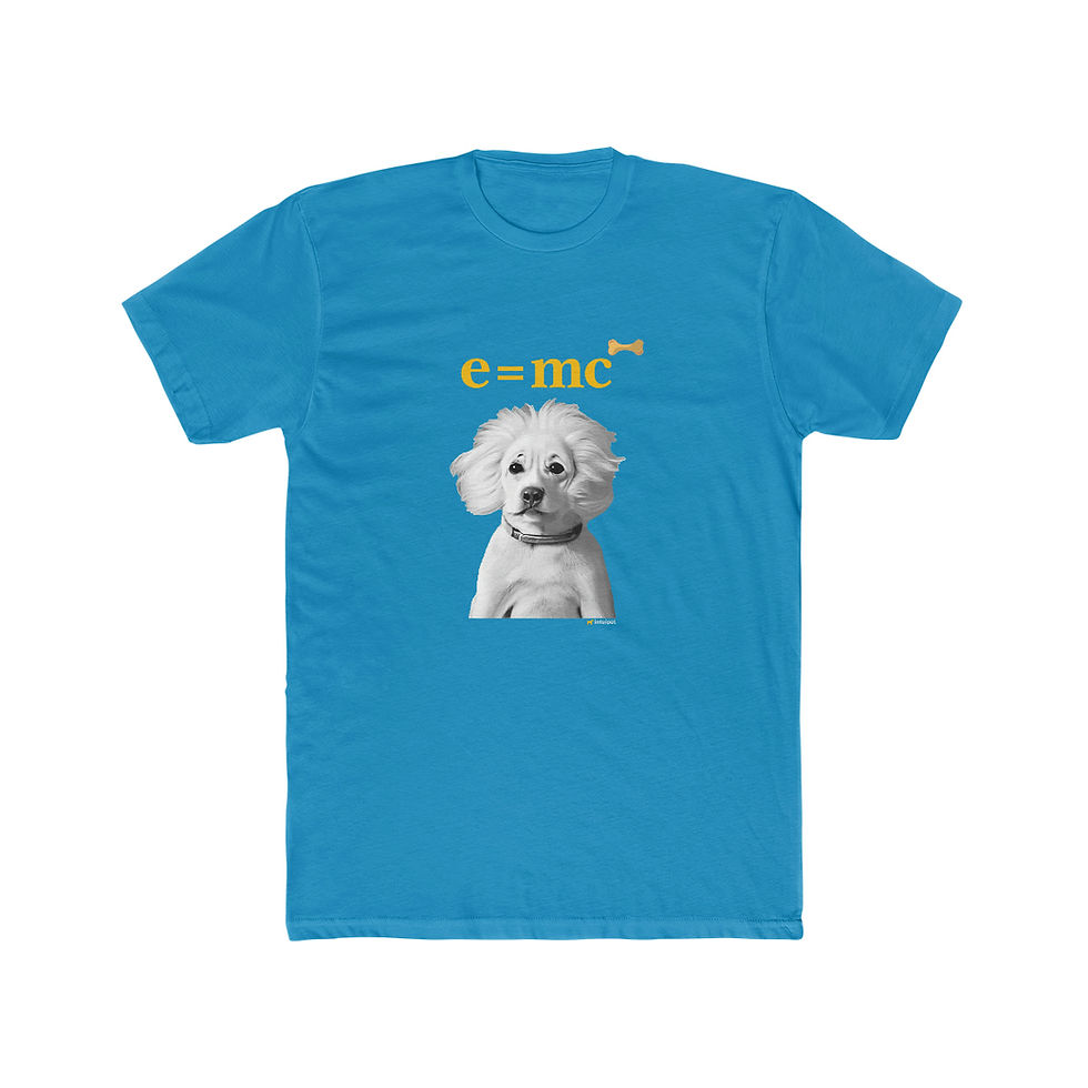 Thumbnail: Genius Dog T-Shirt - e=mc-treat