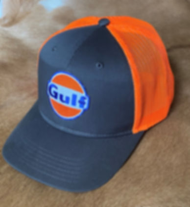 Gulf Classic Trucker Cap  Charcoal/Orange