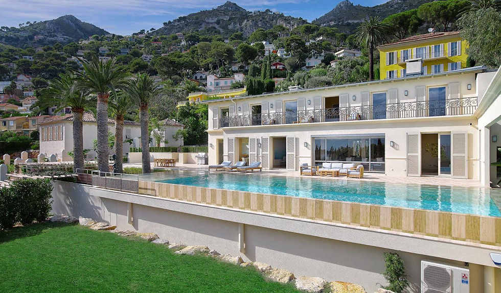 South of France villa with a large swimming pool