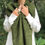 Thumbnail: Premium yak wool shawl in a rich hue.