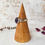 Thumbnail: Purple Oval Stone Ring Side View.