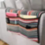 Convenient sofa organizer, tidy living.