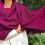 Thumbnail: Beautiful yak wool shawl in a vibrant color.