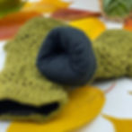 Warm woolen gloves, soft fleece inside.