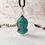 Thumbnail: Green-Turquoise Buddha Pendant Front View.