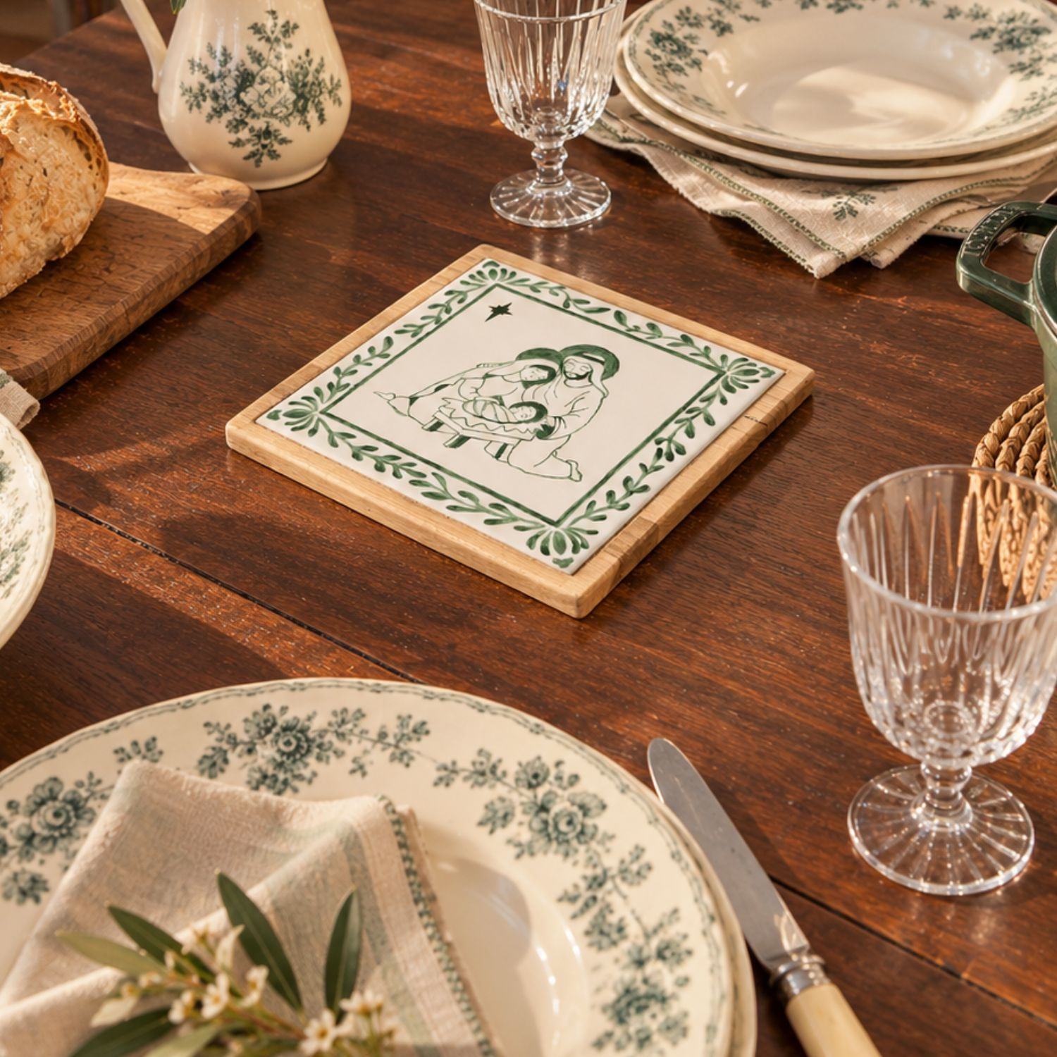Dessous de plat faïence