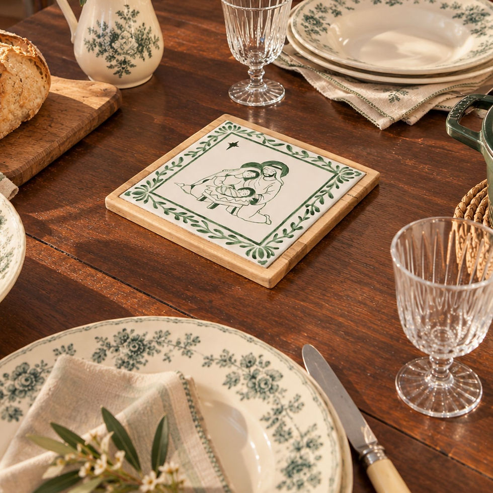 Miniature : Dessous de plat faïence 