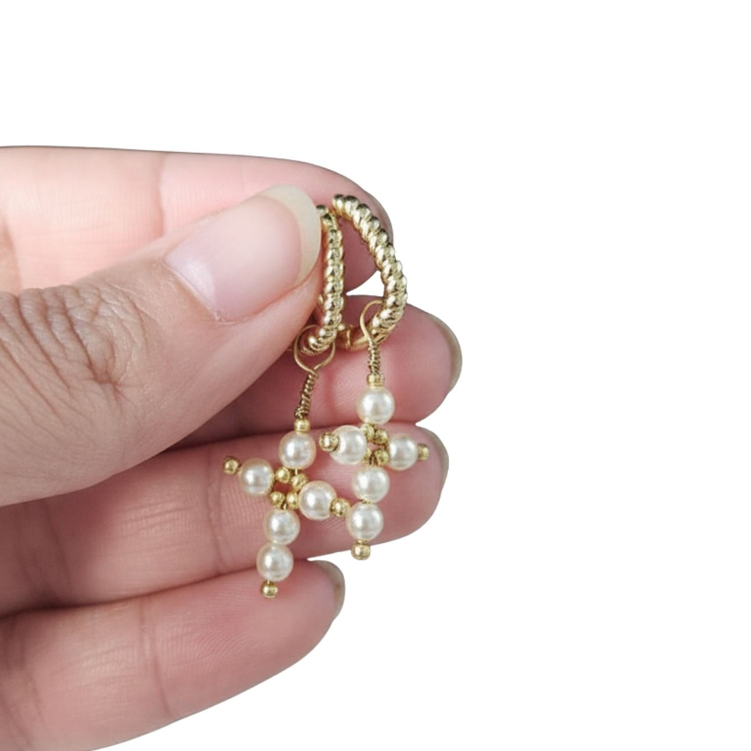 Boucles oreilles perles