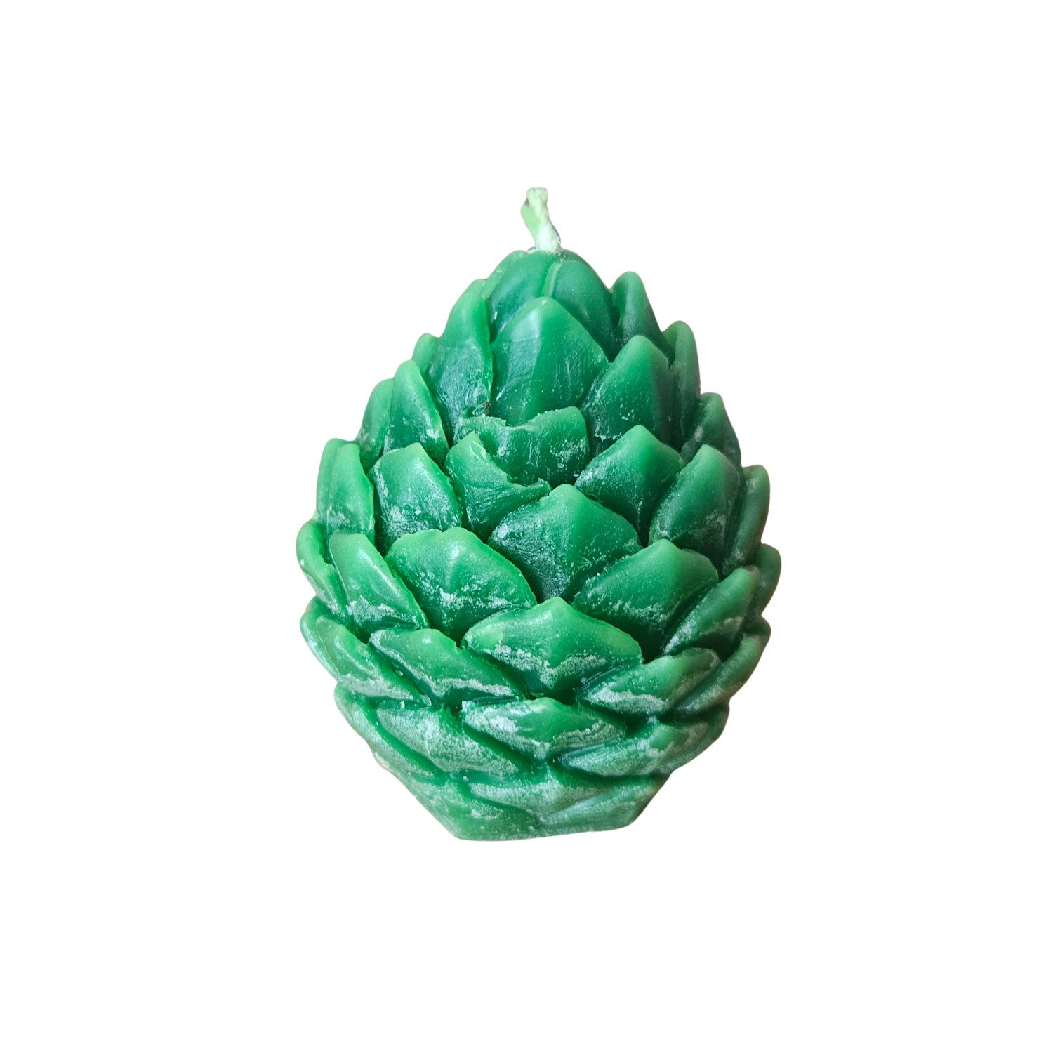 Bougie artisanale en cire recyclée – Pomme de pin – ARCHUS