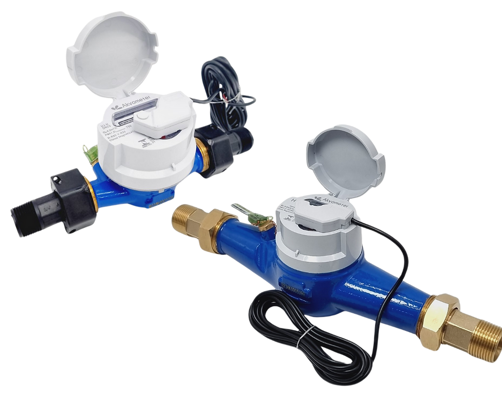 hidrômetro com conexões