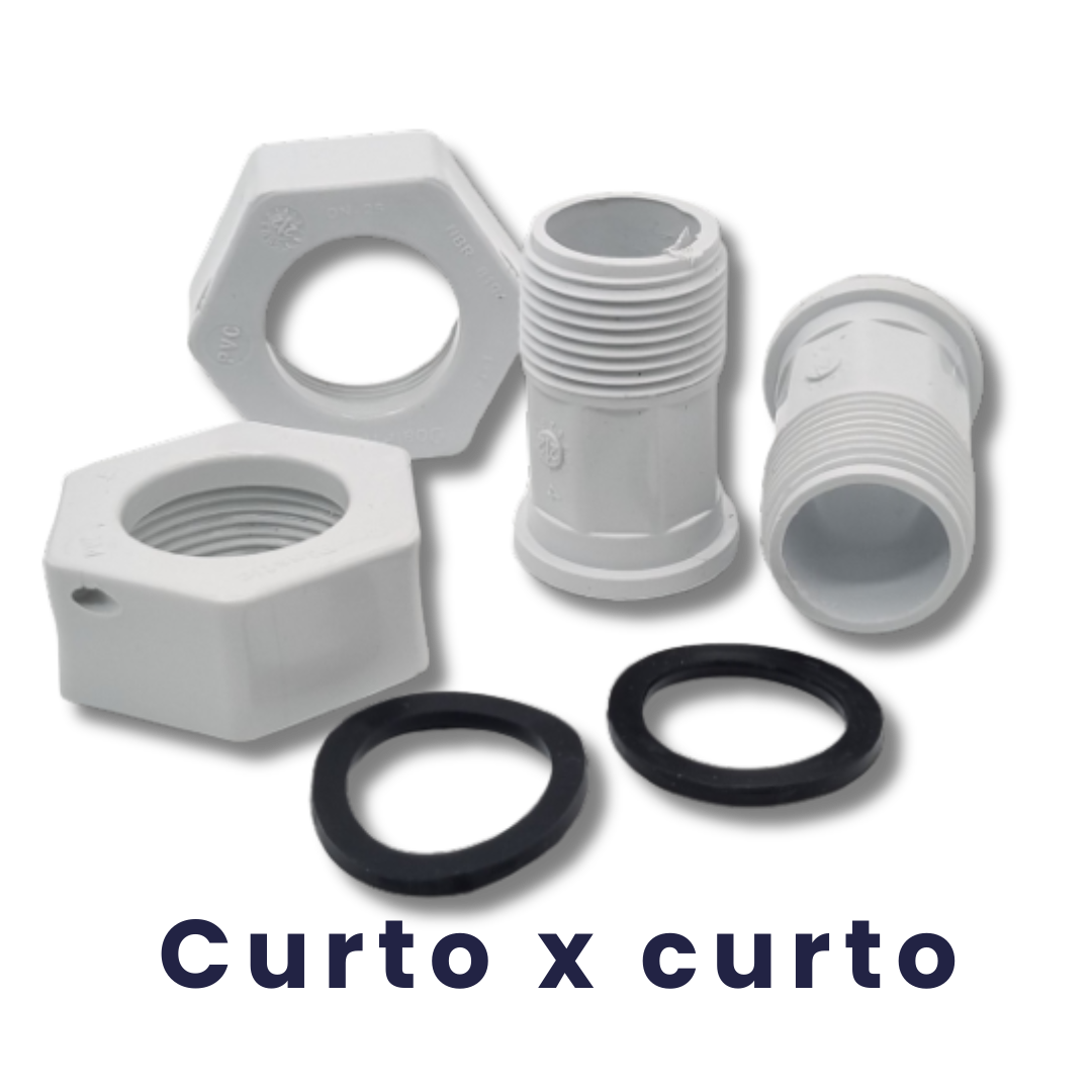 conexão pvc curto curto
