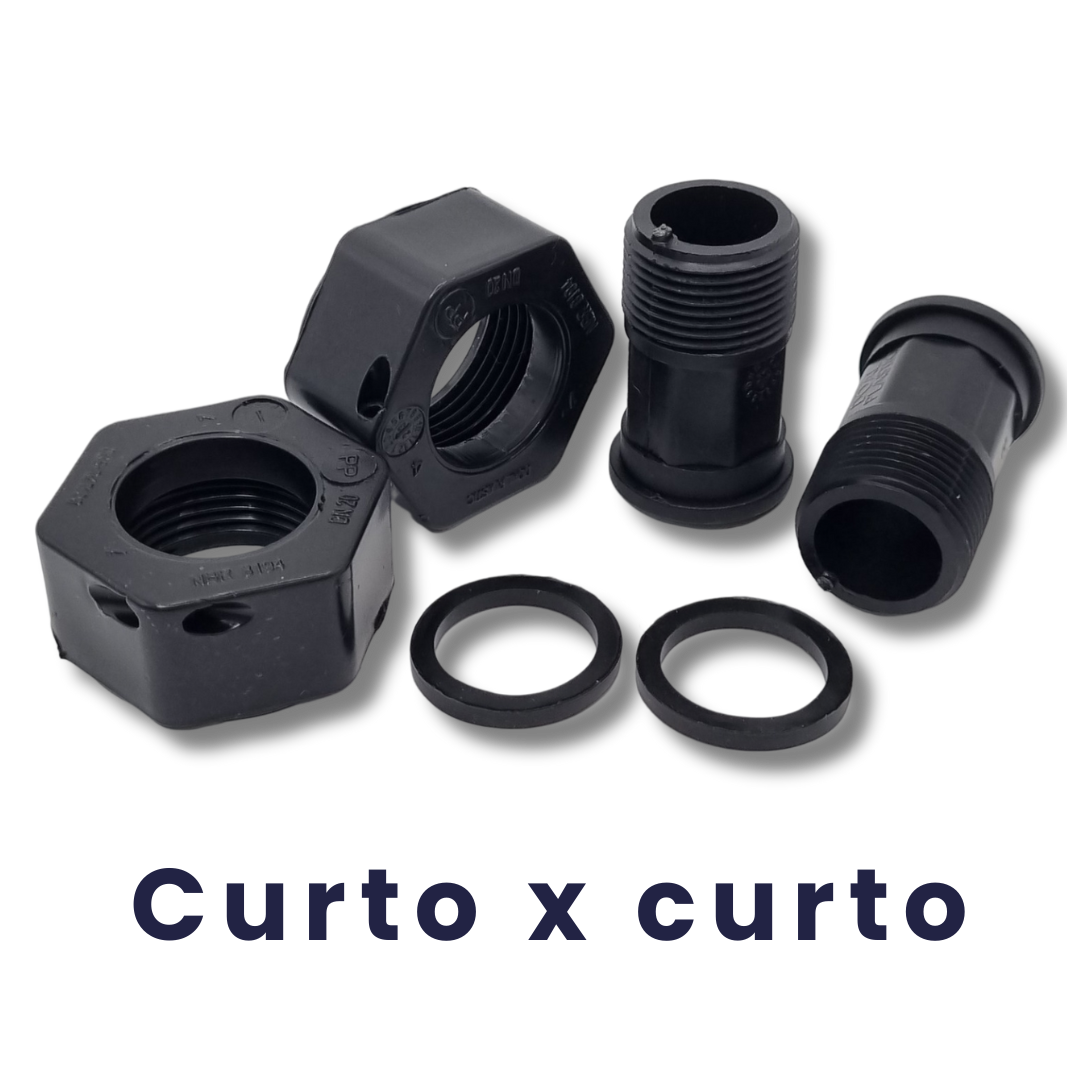 conexão polipropileno curto curto