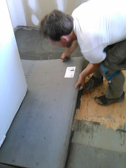 New cement board for floor tile