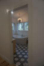 Modern ski house master bath