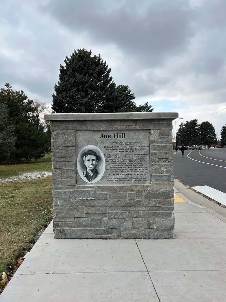 Joe Hill Monument in Salt Lake City