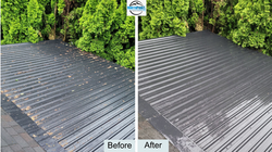 Roof.Cleaning Before and After Pictures 4