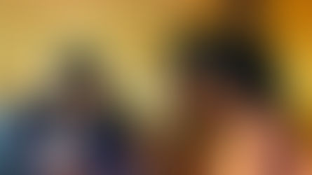 Two people looking at funds