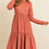 Thumbnail: Solid Long Sleeve Double Layered Ruffle Dress