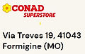 Conad Formigine Sponsor