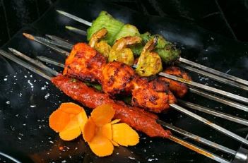 Arranged Food and Objects