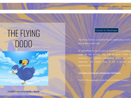 Flying Dodo: Issue 6, March 2023 "Darkness"