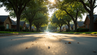 A quiet North Texas neighborhood...