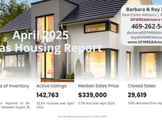 Texas Housing Market Update for April 2025!