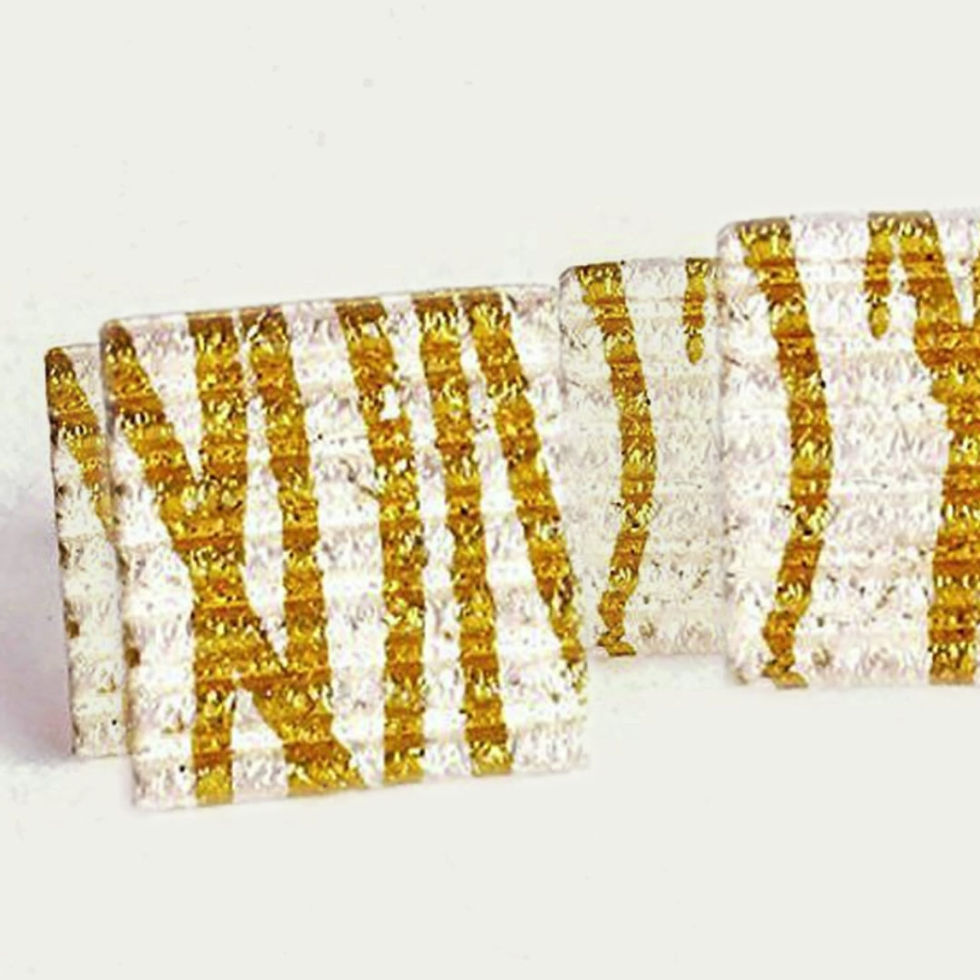 Miniatura: Bracciale in oro e argento. Gioielli artigianali particolari vendita online.