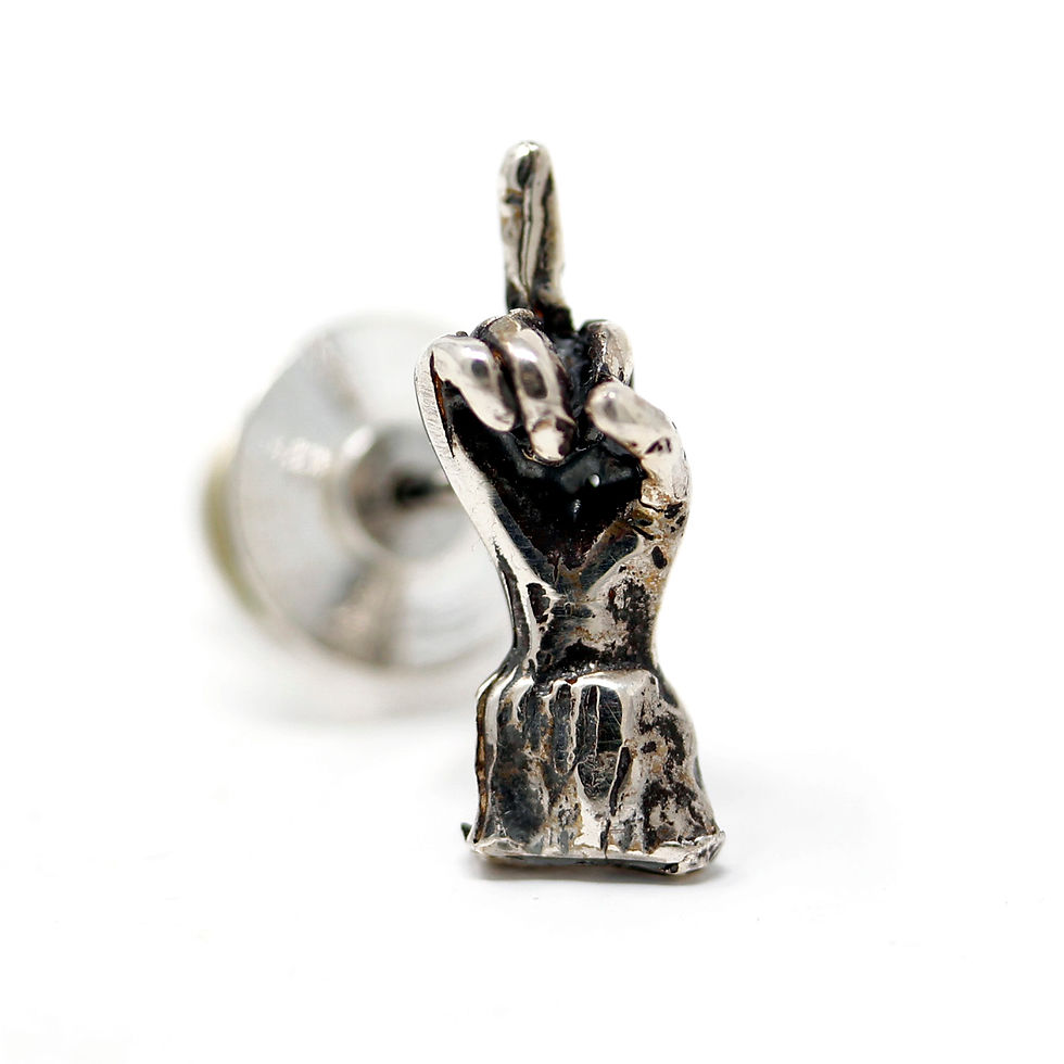 Miniatura: Dito impudente. Microfficina gioielli Firenze  Shop online