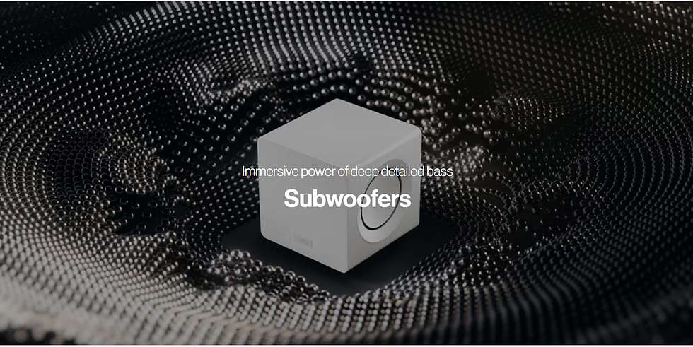 Why Subwoofers Create More Immersive Audio Experiences by KEF