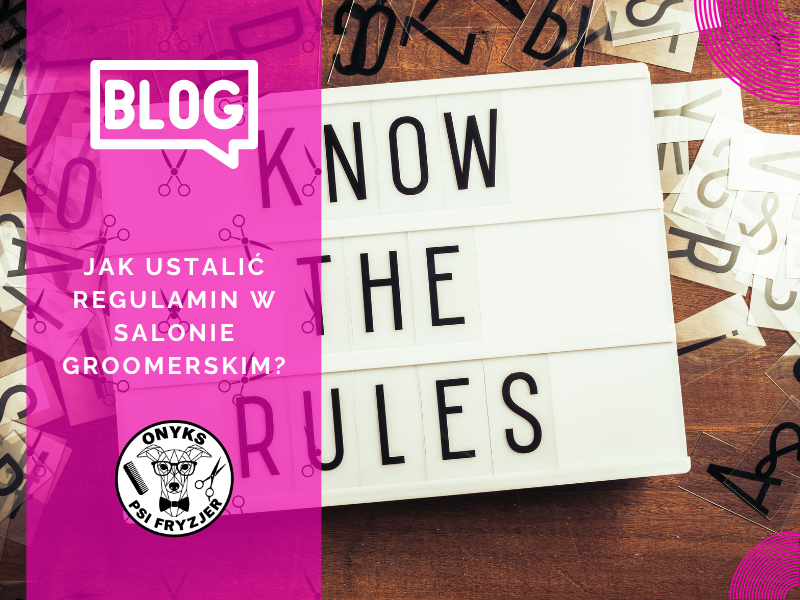 regulamin w salonie groomerskim