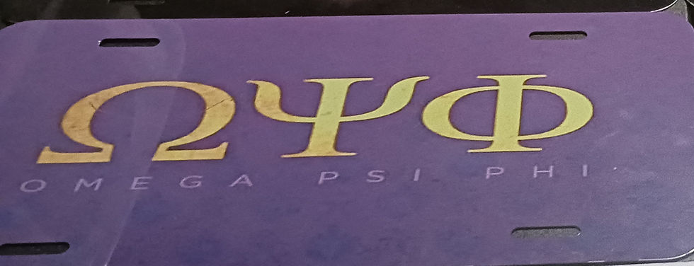 Thumbnail: FRATERNITY LICENSE PLATE