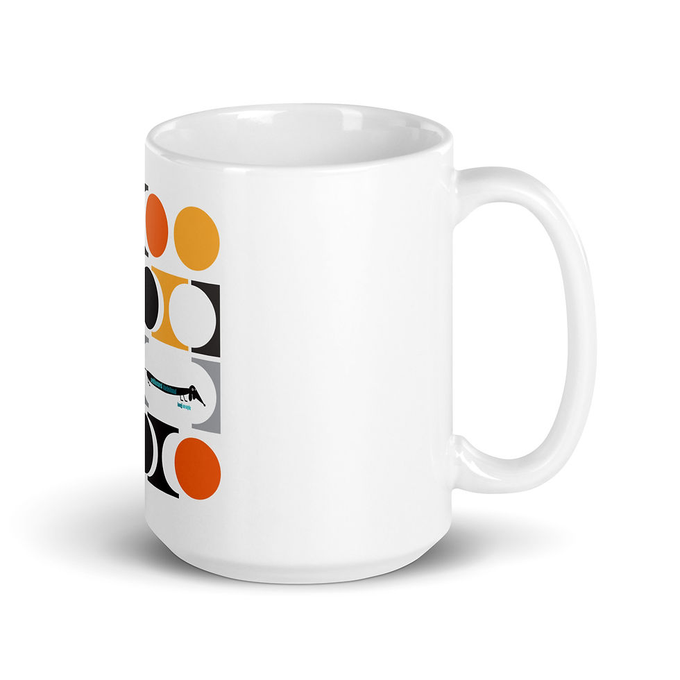 Thumbnail: 4 Shapes Mug - Orange