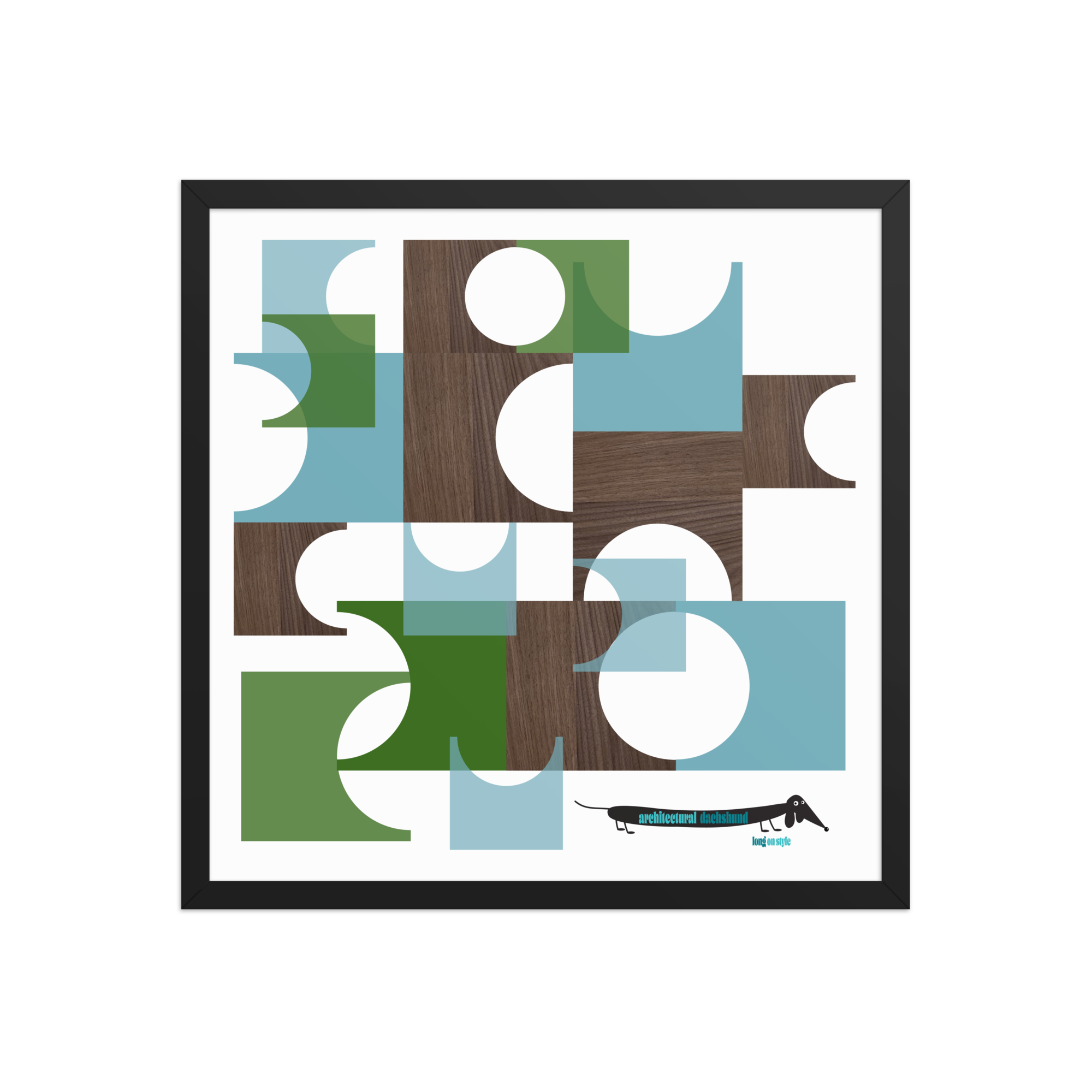 Max Box Print w/ Architectural Dachshund Logo